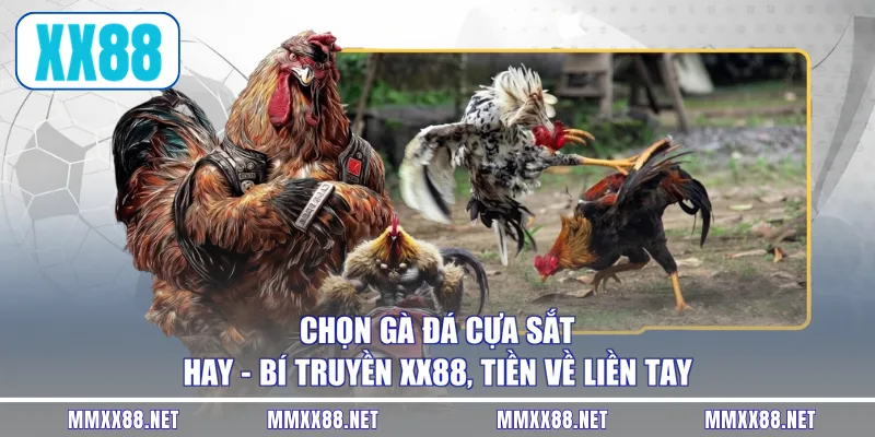 Chọn Gà Đá Cựa Sắt Hay - Bí Truyền XX88, Tiền Về Liền Tay