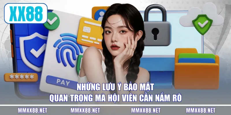 Những lưu ý bảo mật quan trọng mà hội viên cần nắm rõ