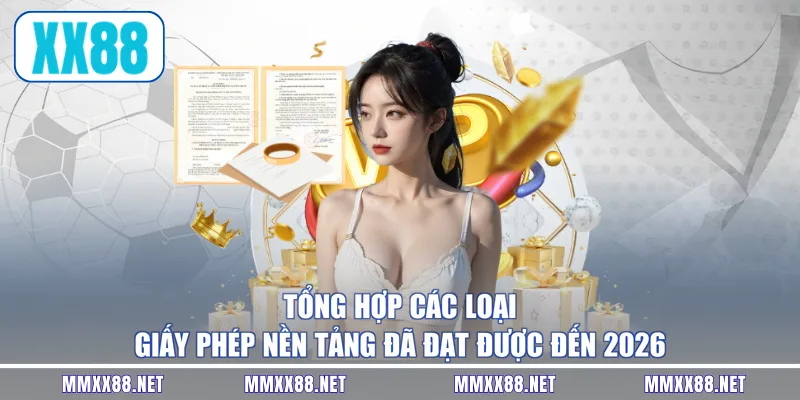Tổng hợp các loại giấy phép nền tảng đã đạt được đến 2026